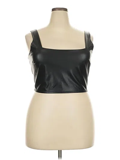 Pre-owned Express Sleeveless Top Black Sweetheart Neckline Tops
