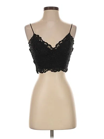 Pre-owned Express Sleeveless Top Black Sweetheart Neckline Tops