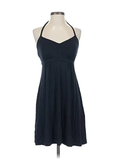 Pre-owned Express Sleeveless Top Blue Halter Neckline Tops