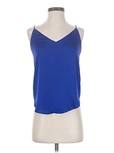 Pre-owned Express Sleeveless Top Blue Halter Neckline Tops
