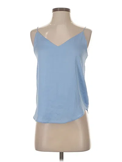 Pre-owned Express Sleeveless Top Blue Halter Neckline Tops