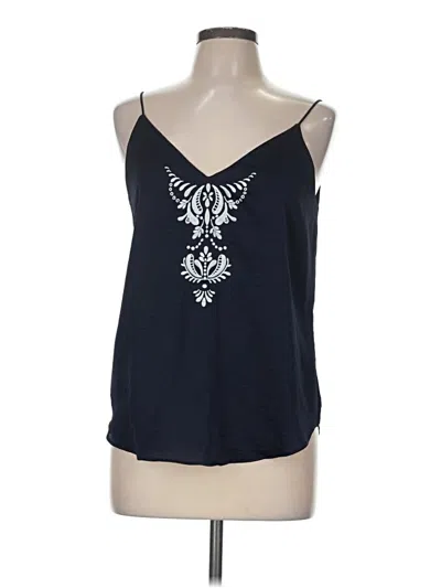 Pre-owned Express Sleeveless Top Blue Halter Neckline Tops