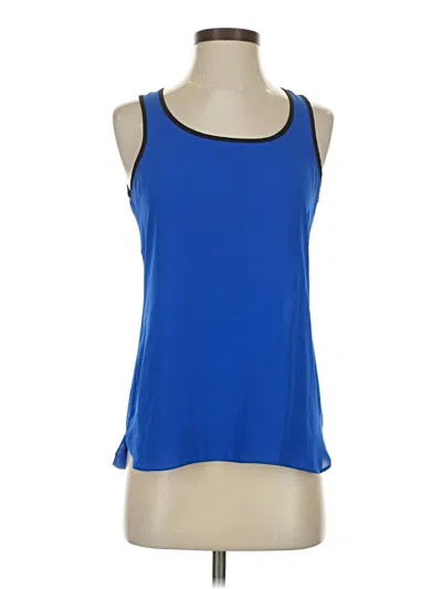 Pre-owned Express Sleeveless Top Blue Scoop Neck Tops