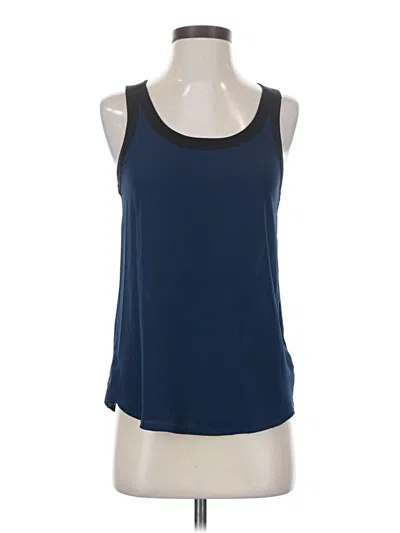 Pre-owned Express Sleeveless Top Blue Scoop Neck Tops