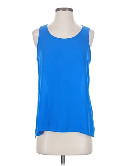 Pre-owned Express Sleeveless Top Blue Scoop Neck Tops