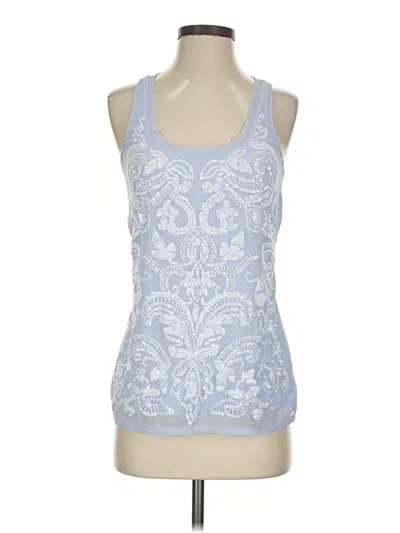 Pre-owned Express Sleeveless Top Blue Scoop Neck Tops
