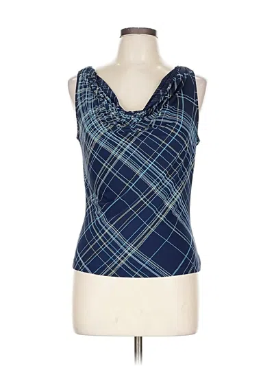 Pre-owned Express Sleeveless Top Blue Sweetheart Neckline Tops