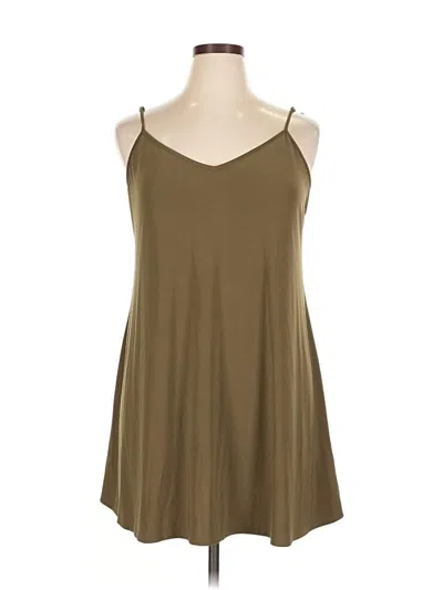 Pre-owned Express Sleeveless Top Brown Halter Neckline Tops