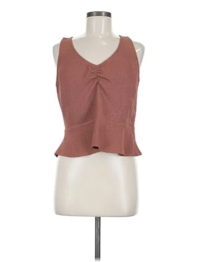 Pre-owned Express Sleeveless Top Brown Halter Neckline Tops