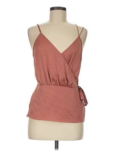 Pre-owned Express Sleeveless Top Brown Halter Neckline Tops
