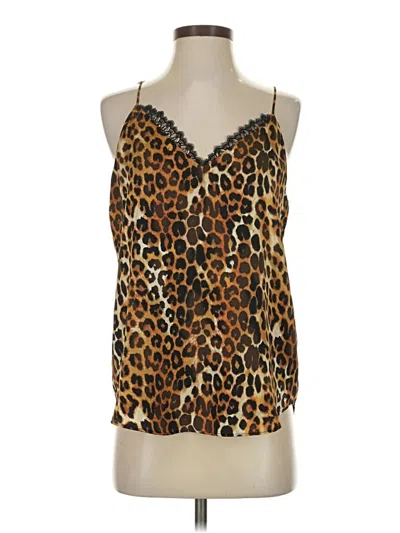 Pre-owned Express Sleeveless Top Brown Halter Neckline Tops