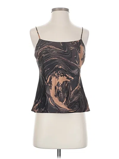 Pre-owned Express Sleeveless Top Brown Halter Neckline Tops