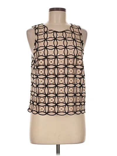 Pre-owned Express Sleeveless Top Brown Square Neckline Tops