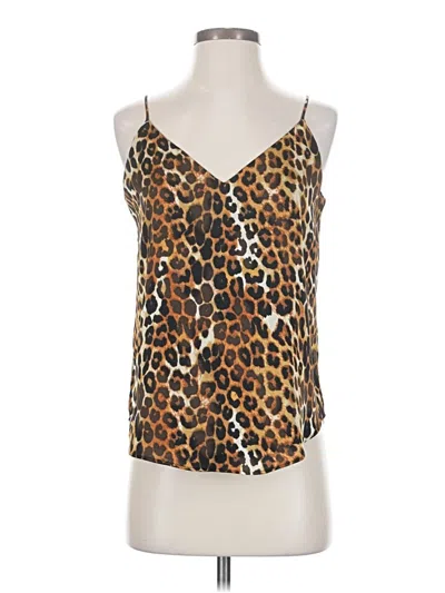 Pre-owned Express Sleeveless Top Brown Sweetheart Neckline Tops