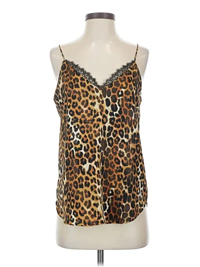 Pre-owned Express Sleeveless Top Brown Sweetheart Neckline Tops