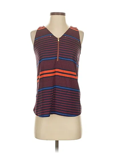 Pre-owned Express Sleeveless Top Brown V Neck Tops