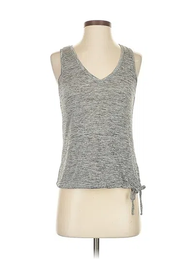 Pre-owned Express Sleeveless Top Gray Halter Neckline Tops