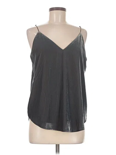 Pre-owned Express Sleeveless Top Gray Halter Neckline Tops