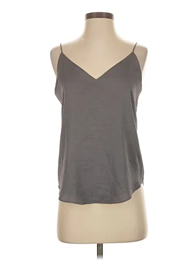 Pre-owned Express Sleeveless Top Gray Halter Neckline Tops