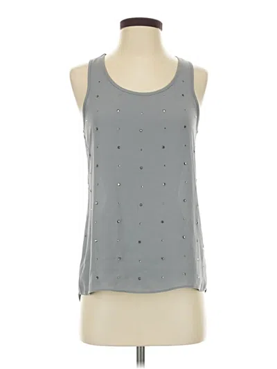 Pre-owned Express Sleeveless Top Gray Halter Neckline Tops