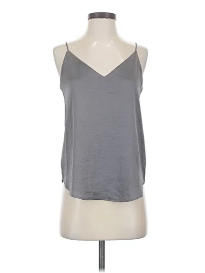 Pre-owned Express Sleeveless Top Gray Halter Neckline Tops