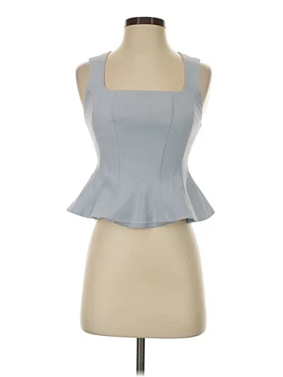 Pre-owned Express Sleeveless Top Gray Halter Neckline Tops