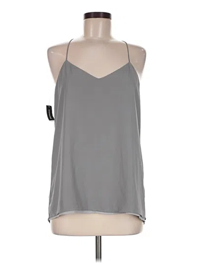 Express Sleeveless Top Gray Halter Neckline Tops