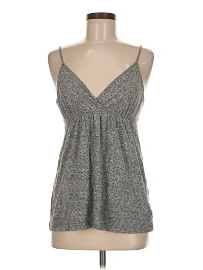Pre-owned Express Sleeveless Top Gray Sweetheart Neckline Tops