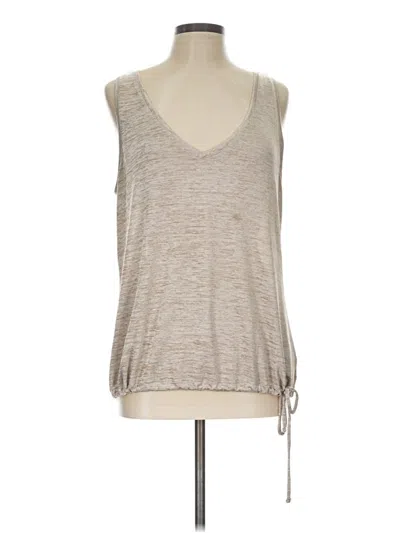 Pre-owned Express Sleeveless Top Gray V-neck Tops