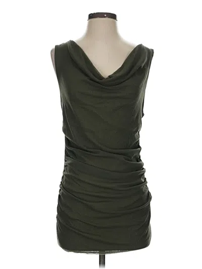 Express Sleeveless Top Green Cowl Neck Tops