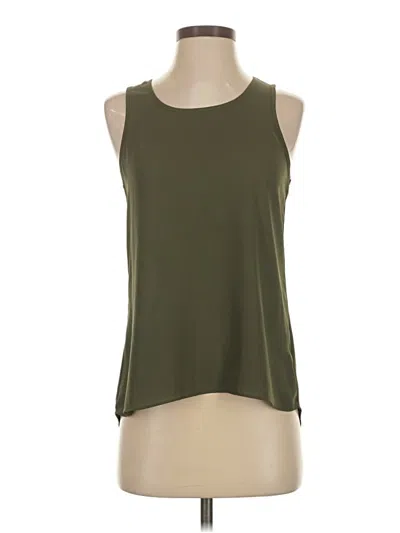 Pre-owned Express Sleeveless Top Green Halter Neckline Tops