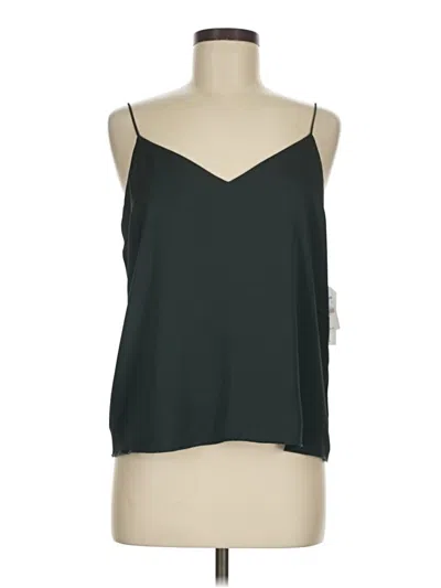Express Sleeveless Top Green Halter Neckline Tops