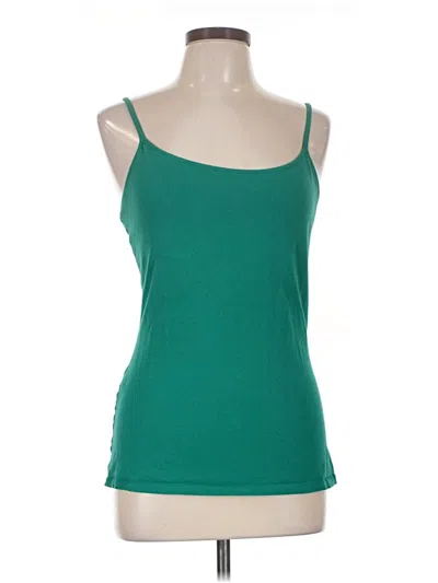 Pre-owned Express Sleeveless Top Green Scoop Neck Tops