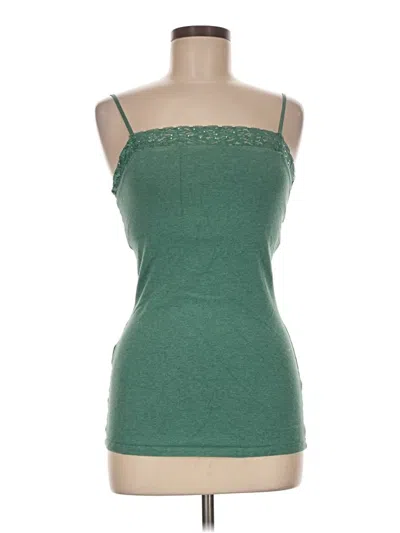 Pre-owned Express Sleeveless Top Green Strapless Neckline Tops