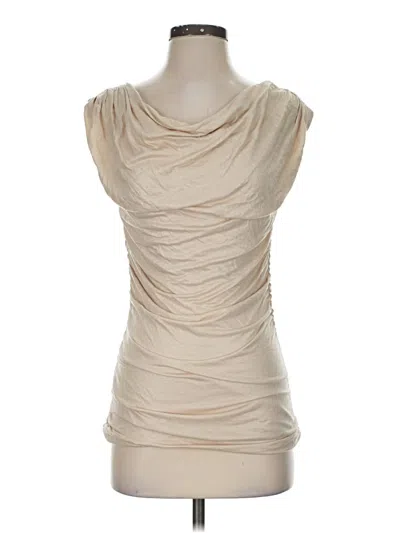 Pre-owned Express Sleeveless Top Ivory Cowl Neck Tops