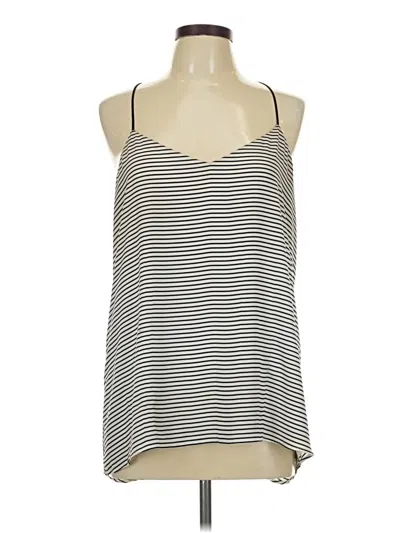 Pre-owned Express Sleeveless Top Ivory Halter Neckline Tops