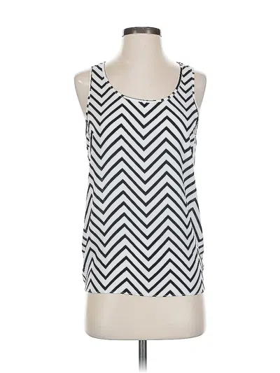 Pre-owned Express Sleeveless Top Ivory Halter Neckline Tops In White