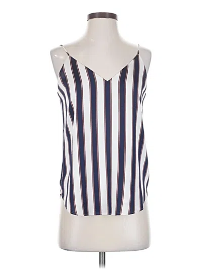 Pre-owned Express Sleeveless Top Ivory Halter Neckline Tops In White