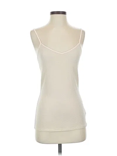 Pre-owned Express Sleeveless Top Ivory Sweetheart Neckline Tops In White