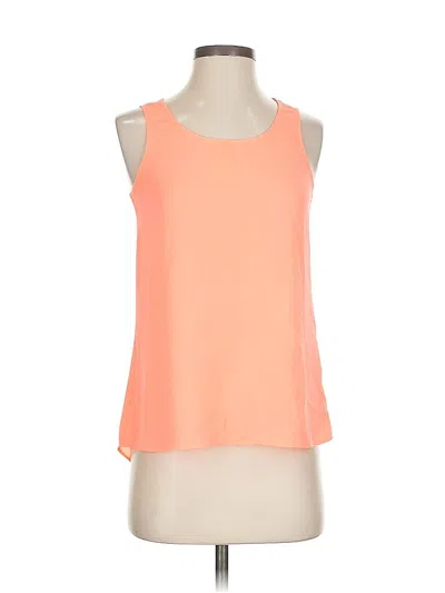Pre-owned Express Sleeveless Top Orange Halter Neckline Tops