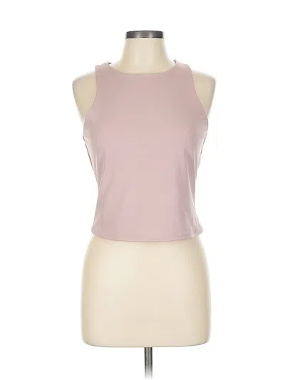 Pre-owned Express Sleeveless Top Pink Halter Neckline Tops