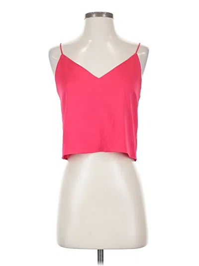 Express Sleeveless Top Pink Halter Neckline Tops