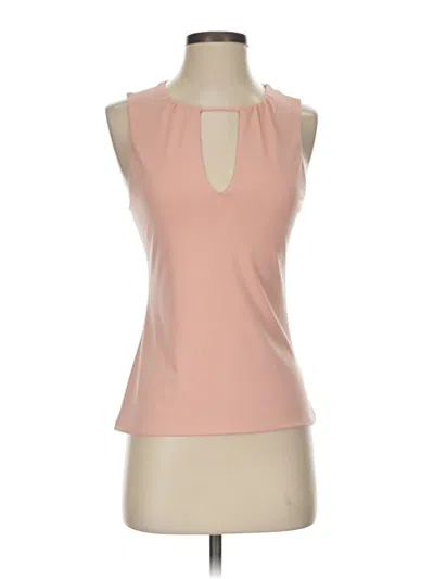 Pre-owned Express Sleeveless Top Pink Halter Neckline Tops