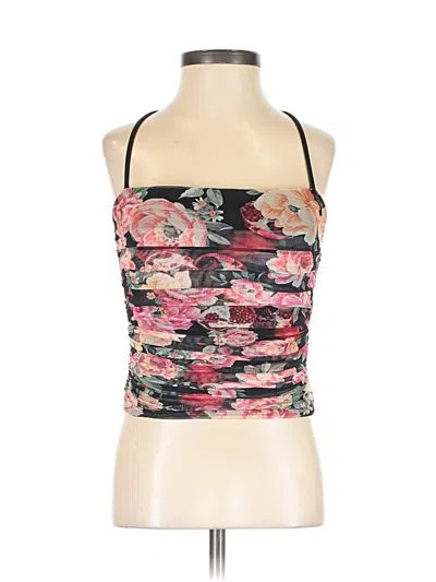 Pre-owned Express Sleeveless Top Pink Halter Neckline Tops