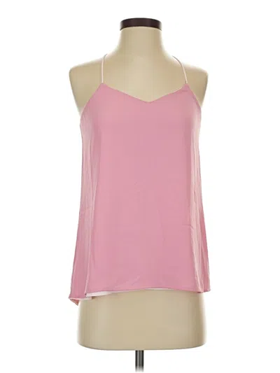 Pre-owned Express Sleeveless Top Pink Halter Neckline Tops