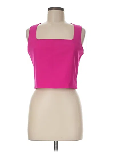 Pre-owned Express Sleeveless Top Pink Halter Neckline Tops