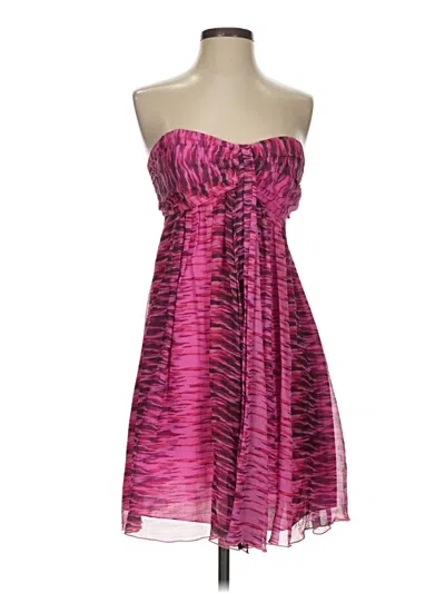 Pre-owned Express Sleeveless Top Pink Strapless Neckline Tops