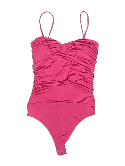 Pre-owned Express Sleeveless Top Pink Strapless Neckline Tops