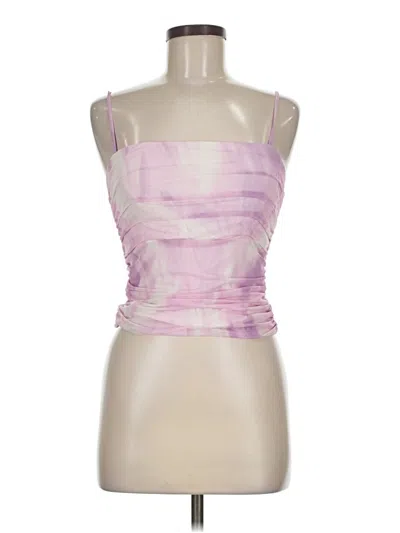 Pre-owned Express Sleeveless Top Pink Strapless Neckline Tops