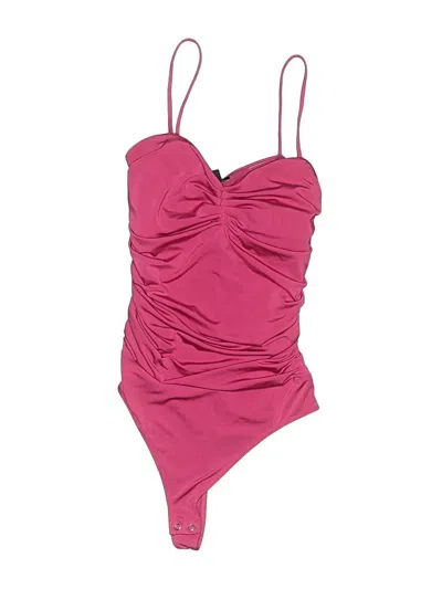 Pre-owned Express Sleeveless Top Pink Strapless Neckline Tops